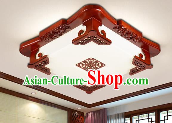 Traditional Chinese Ceiling Lanterns Handmade Wood Palace Lantern Ancient Lamp