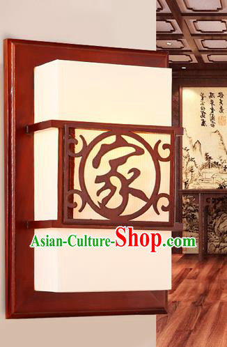 Traditional China Ancient Family Wall Lanterns Handmade Wood Carving Lantern Ancient Lamp