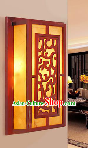 Traditional China Ancient Wood Wall Lanterns Handmade Carving Lantern Ancient Lamp