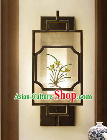 Traditional China Ancient Orchid Lanterns Handmade Wall Lantern Ancient Lamp