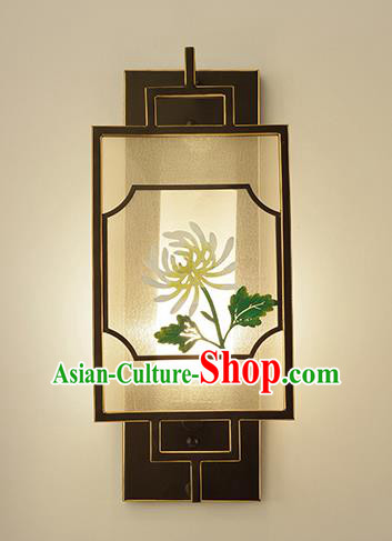 Traditional China Ancient Chrysanthemum Lanterns Handmade Wall Lantern Ancient Lamp