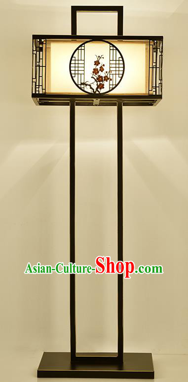 Traditional China Ancient Palace Lanterns Handmade Plum Blossom Floor Lantern Ancient Lamp