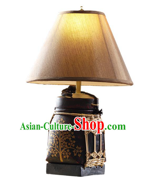 Handmade Thailand Desk Lantern Asian Lanterns Religion Lantern Traditional Lamp