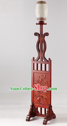 China Handmade Lanterns Ceramics Floor Lantern Ancient Wood Lanterns Traditional Lamp