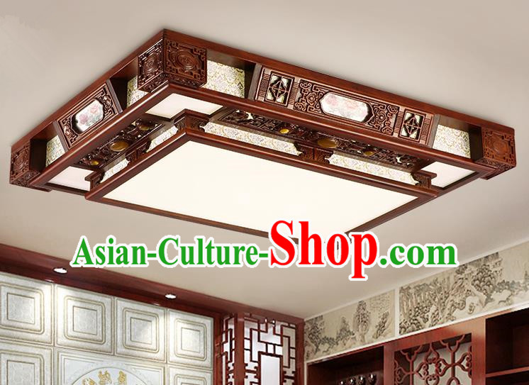 Traditional Chinese Handmade Wood Lantern Printing Palace Lantern Ancient Ceiling Lanterns