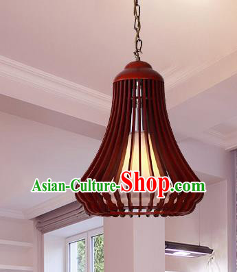 Traditional Chinese Handmade Hanging Lantern Palace Wood Ceiling Lanterns Ancient Lamp