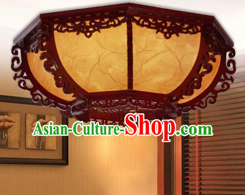 Traditional Chinese Handmade Wood Lantern Palace Ceiling Lanterns Ancient Lamp