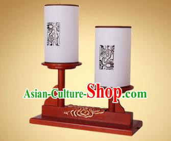 China Handmade Wood Lanterns Palace Desk Lantern Ancient Lanterns Traditional Lamp