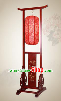 China Handmade Wood Floor Lanterns Red Palace Lantern Ancient Lanterns Traditional Lamp