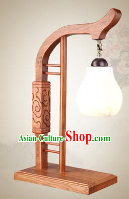 Traditional Chinese Mabiwasa Wood Palace Lantern Handmade Desk Lanterns Ancient Lamp