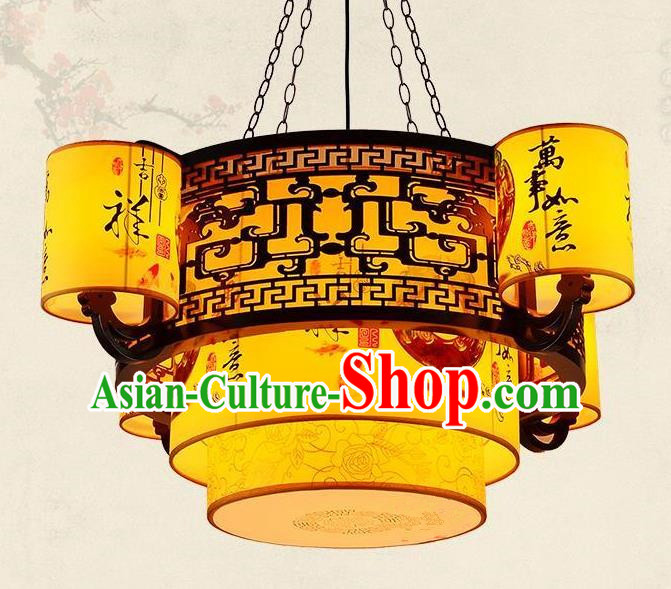 Top Grade Handmade Palace Lanterns Traditional Chinese Lantern Ancient Ceiling Lanterns