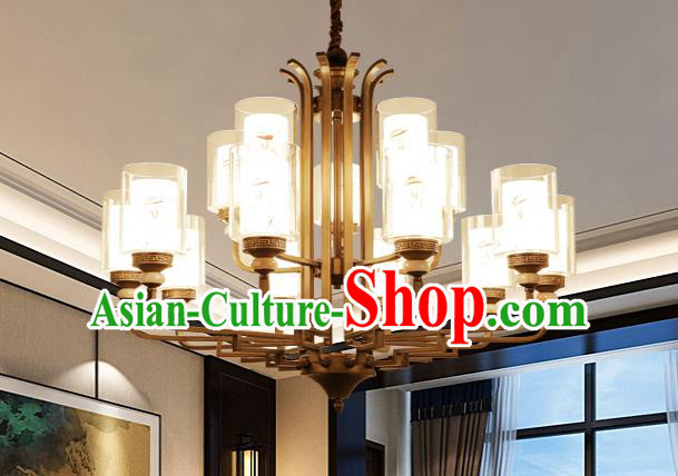 China Handmade Fifteen-Lights Ceiling Lanterns Traditional Chinese Palace Lantern Ancient Lanterns