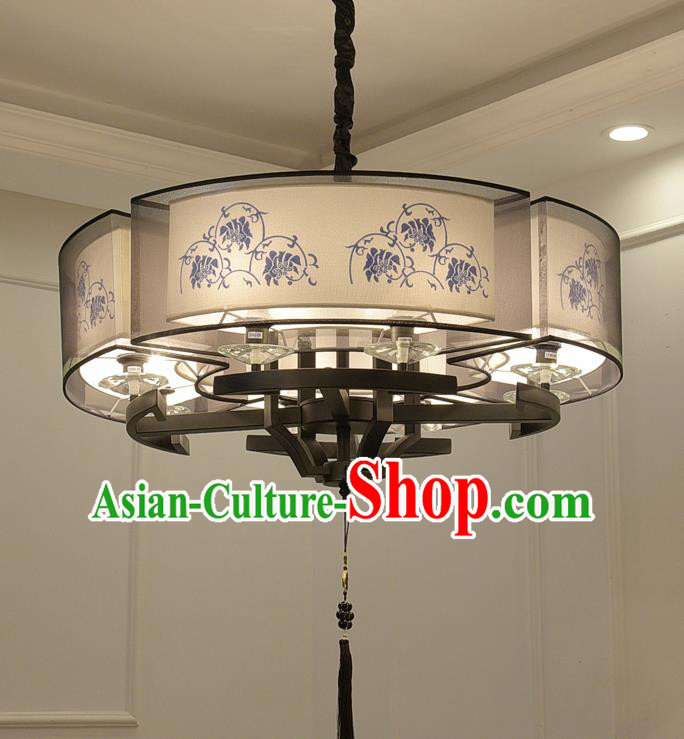 China Handmade Ceiling Lanterns Traditional Chinese Painted Flowers Palace Lantern Ancient Lanterns