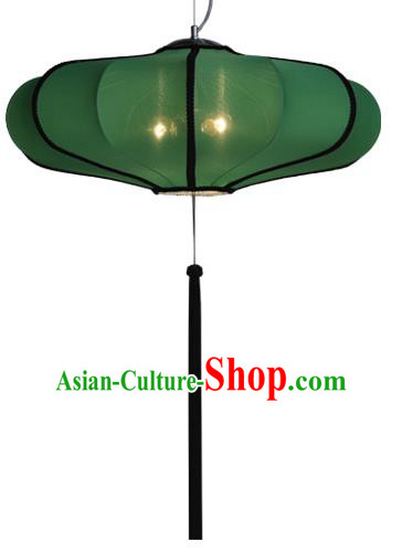 Top Grade Handmade Green Lanterns Traditional Chinese Palace Lantern Ancient Ceiling Lanterns