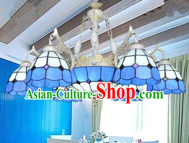 Top Grade Handmade Hanging Lanterns Traditional Chinese Seven-Lights Palace Lantern Ancient Ceiling Lanterns