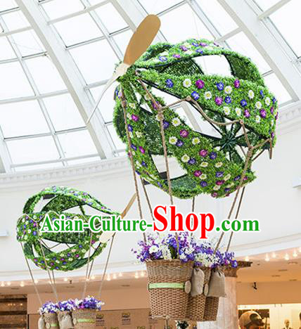 Handmade Stage Performance Lamplight Christmas Decorations LED Lamp Hot Air Balloon Lanterns