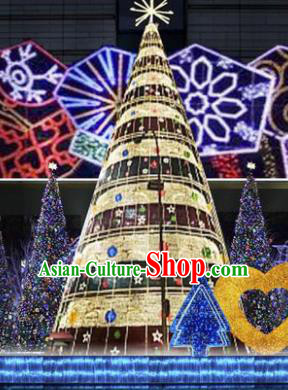 Traditional Handmade Christmas Shiny Decorations Large Christmas Tree Lights Lamplight LED Lamp Lanterns