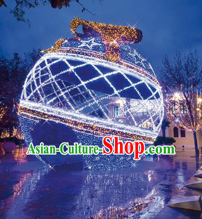 Traditional Handmade Christmas Scenery Light Show Decorations Shiny Lamplight LED Lanterns