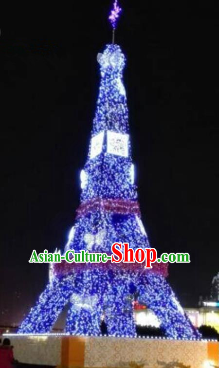 Traditional Handmade Christmas Lighthouse Scenery Light Show Decorations Shiny Lamplight LED Lanterns