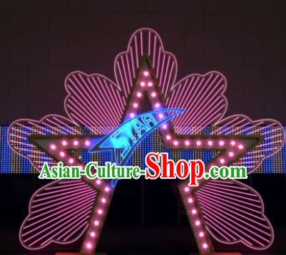 Traditional Star Light Show Decorations Lamps Stage Display Lamplight LED Lanterns