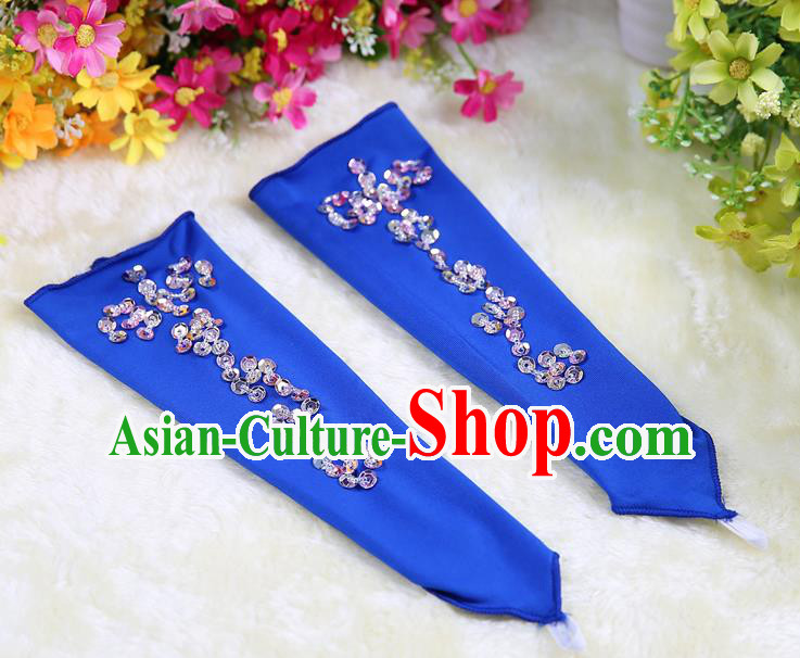Indian Bollywood Belly Dance Accessories Royalblue Oversleeve Sleevelet for Kids
