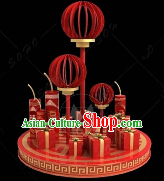 China Traditional New Year Lamp Decorations Lamplight Stage Display Lanterns