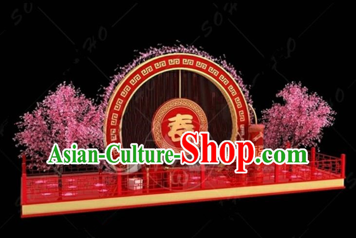 China Traditional Spring Festival Lamp Decorations Chinese Knot Lamplight Stage Display Lanterns