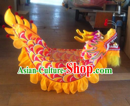 Chinese Traditional Children Land Boat Dance Props Professional Celebration Parade Dragon Boat
