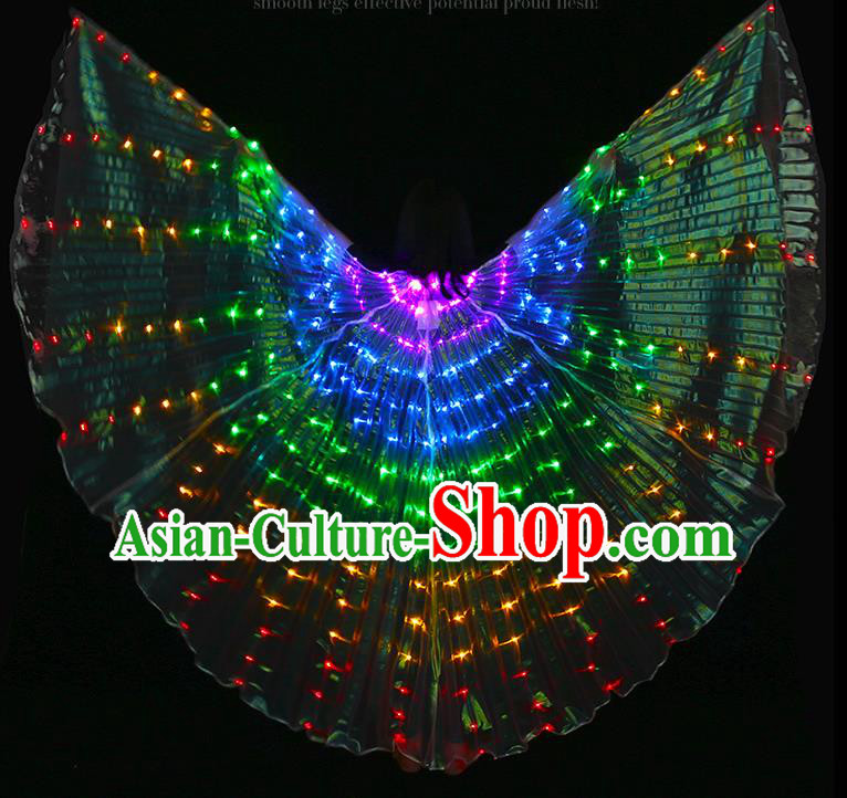 Indian Bollywood Belly Dance Props Led Light Wing for Women