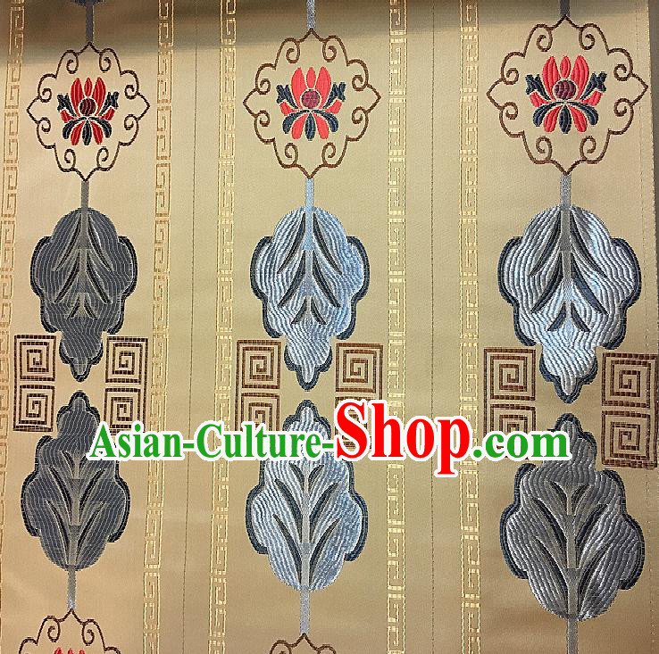 Chinese Traditional Fabric Tang Suit Pattern Brocade Chinese Fabric Asian Cheongsam Material