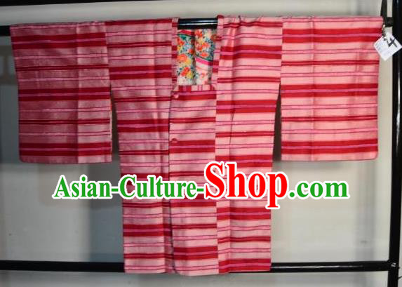 Japanese Traditional Yukata Red Shirts Japan Samurai Haori Kimonos Clothing for Men