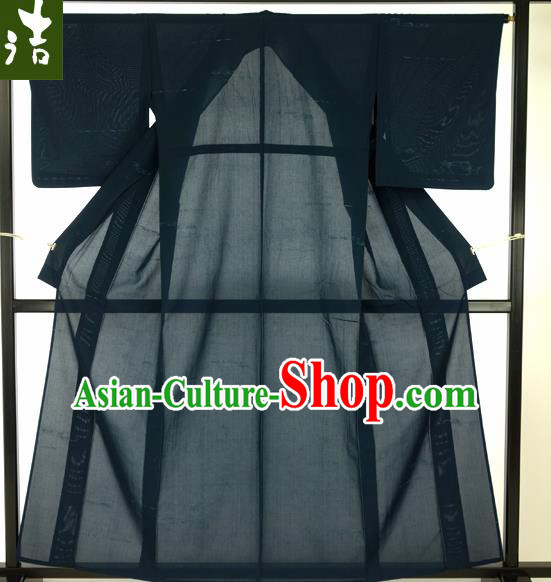 Japanese Traditional Black Gauze Hakama Kimono Japan Haori Apparel Yukata Costume for Men