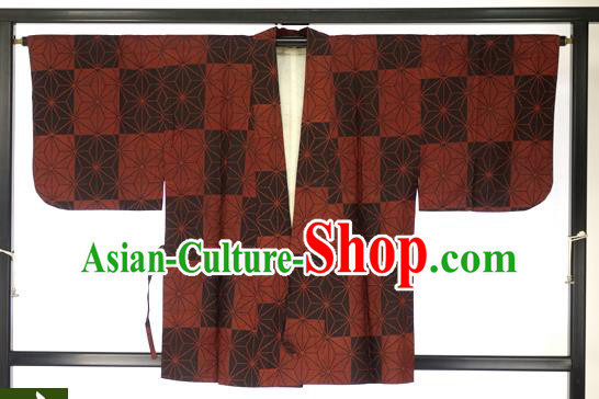 Japanese Ancient Kimono Costume Traditional Wafuku Hakama Haori Shirts for Men