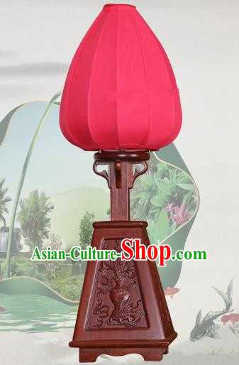 Handmade Traditional Chinese Lantern Desk Lamp Red Silk Lanern New Year Lantern