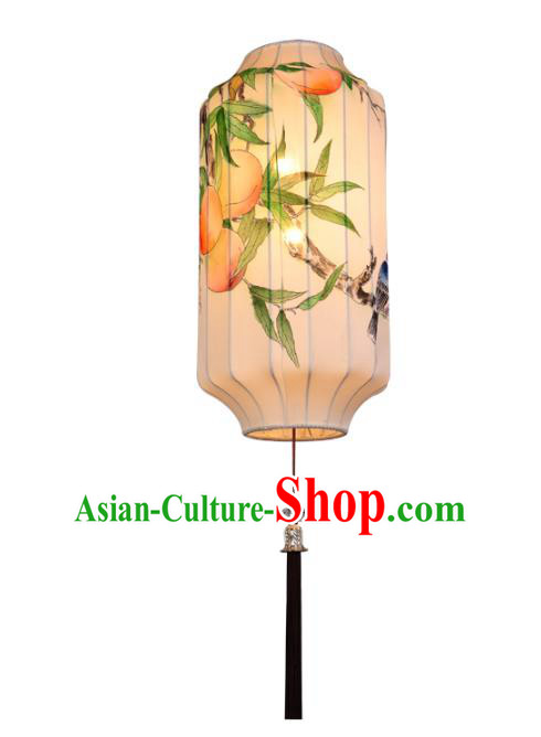 Handmade Traditional Chinese Lantern Ceiling Lanterns Hand Painting Peach Lanern New Year Lantern