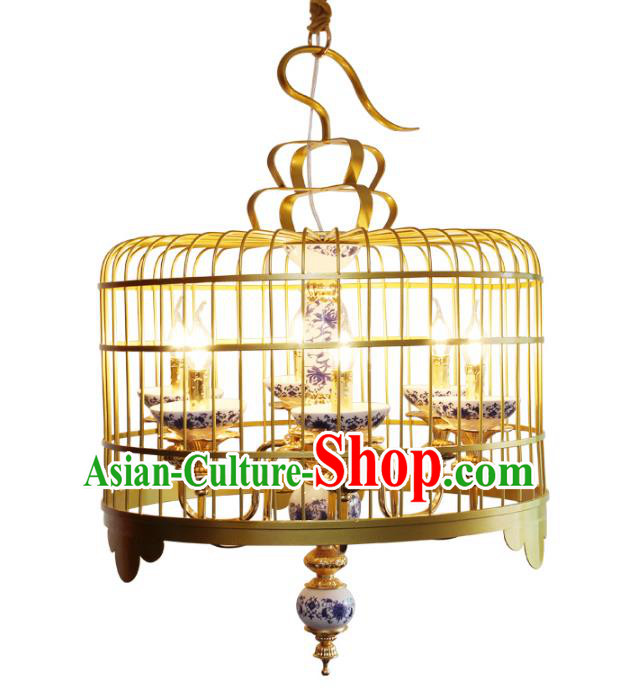 Handmade Traditional Chinese Lantern Ceiling Lanterns Birdcage Lanern