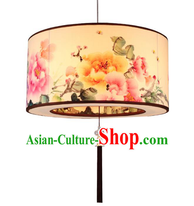 Traditional Chinese Ancient Palace Lantern Sheepskin Ceiling Lanterns Hanging Lanern