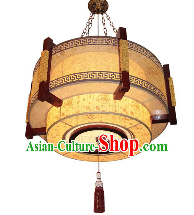 Handmade Traditional Chinese Ancient Palace Lantern Ceiling Lanterns Wood Lanern