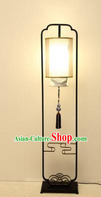 Traditional Asian Chinese Lantern China Ancient Ceramics Electric Floor Lamp Palace Lantern