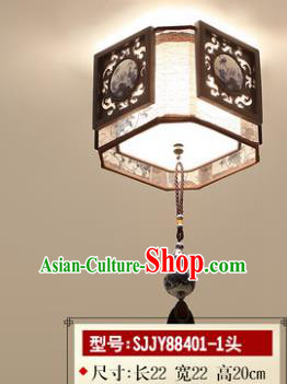Asian China Traditional Handmade Lantern Painting Ceiling Lamp Ancient Palace Lanern