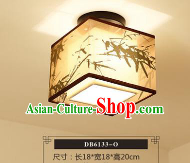 Traditional Chinese Handmade Lantern Classical Printing Bamboo Ceiling Lamp Ancient Lanern