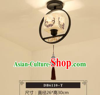 Traditional Chinese Handmade Lantern Classical Printing Ceiling Lamp Ancient Lanern