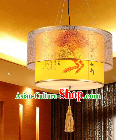 Asian China Traditional Handmade Lantern Palace Printing Parchment Lanterns Ceiling Lamp Ancient Lanern