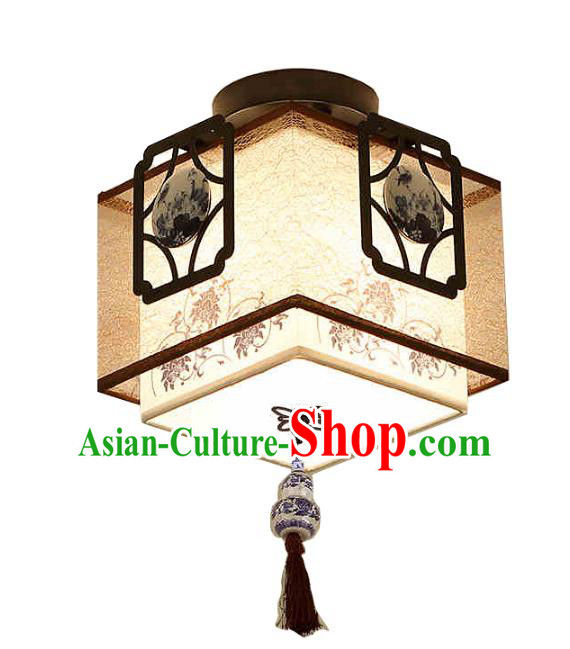 Traditional China Handmade Printing Lantern Ancient Lanterns Palace Ceiling Lamp