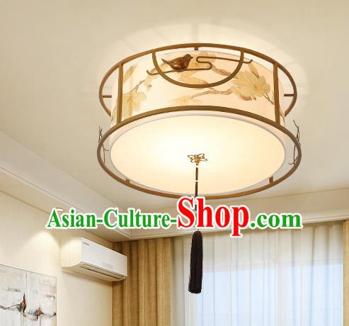 Traditional China Handmade Lantern Ancient Birds Hanging Lanterns Palace Ceiling Lamp