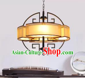 Traditional China Handmade Lantern Ancient Iron Hanging Lanterns Palace Ceiling Lamp