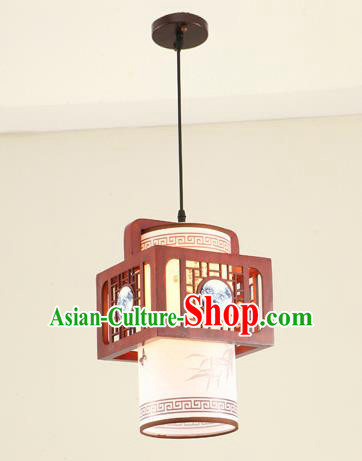 China Traditional Handmade Ancient Ceramic Hanging Lantern Palace Lanterns Ceiling Lamp