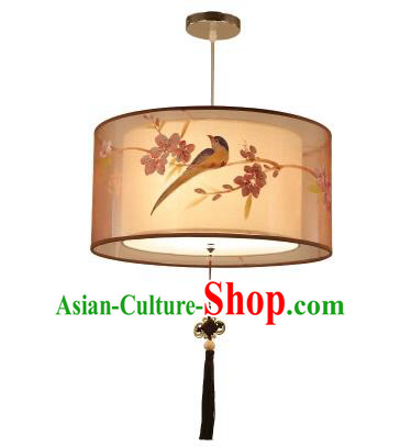 Traditional China Handmade Lantern Ancient Hanging Lanterns Flowers Birds Palace Ceiling Lamp