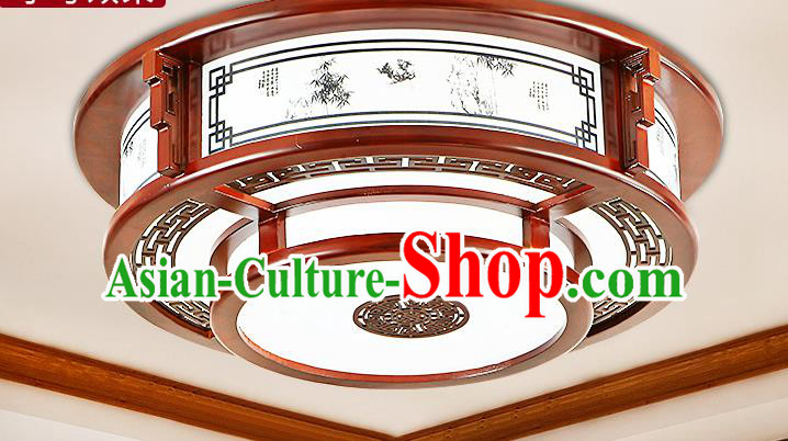 China Traditional Handmade Ancient Printing Bamboo Wood Lantern Palace Lanterns Ceiling Lamp