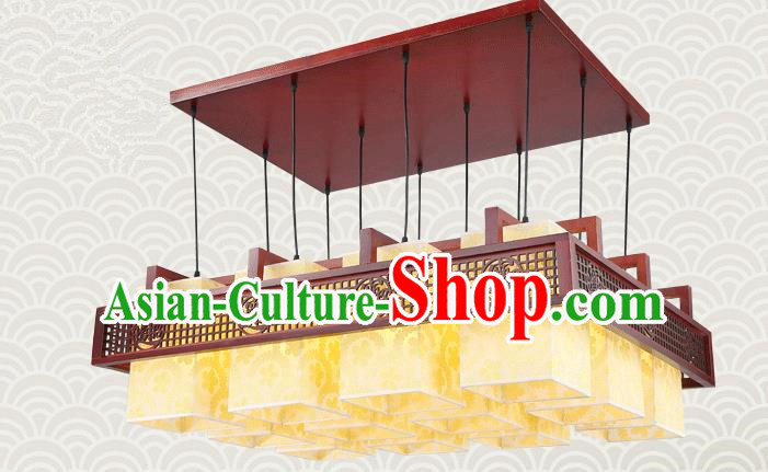 China Traditional Handmade Lantern Ancient Lanterns Palace Twelve-pieces Ceiling Lamp